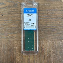 Crucial DDR4 3200 Desktop Ram Memory 8GB