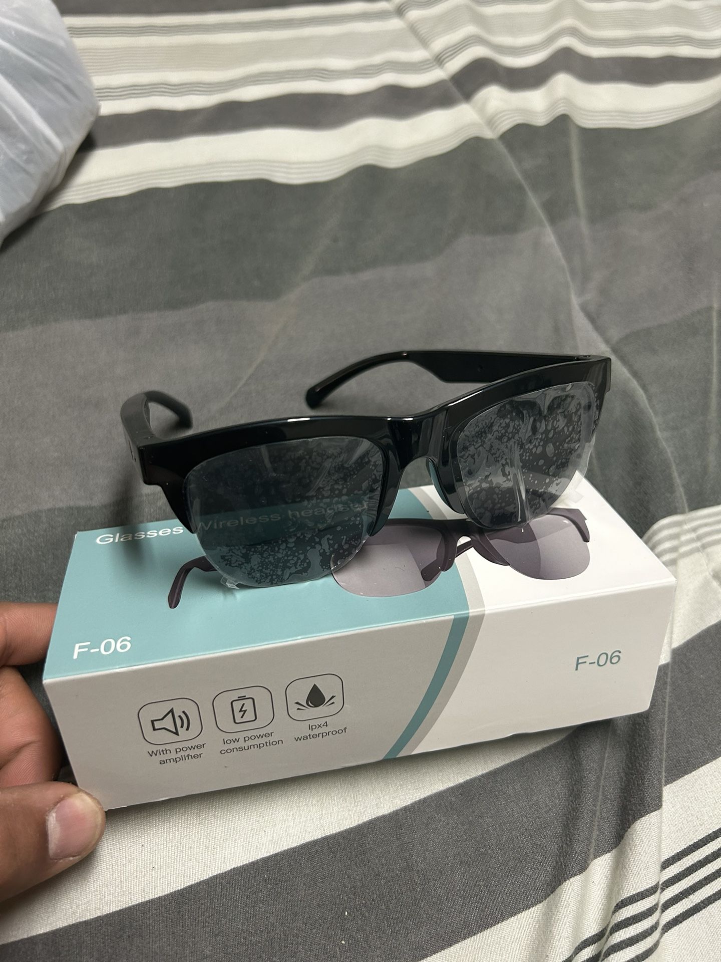 Wireless touch smart glasses 5.3 calls, HD music audio