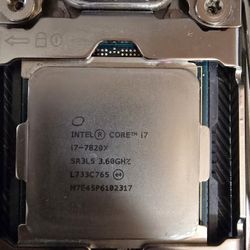 Intel i7 7820X processor