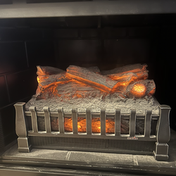 Fireplace log decorative insert