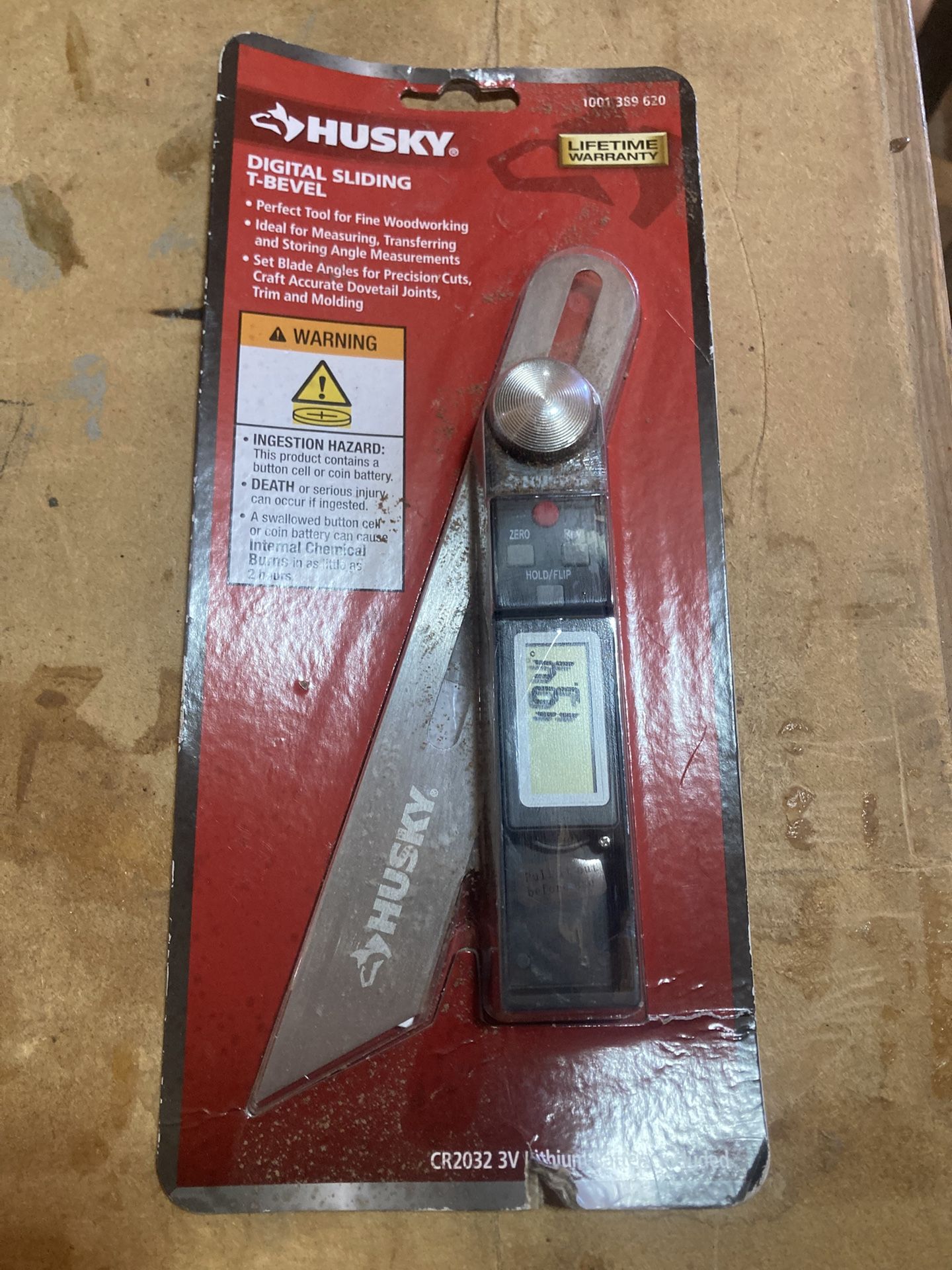 New Husky Digital Sliding T-Bevel (8-in) - Angle Finder