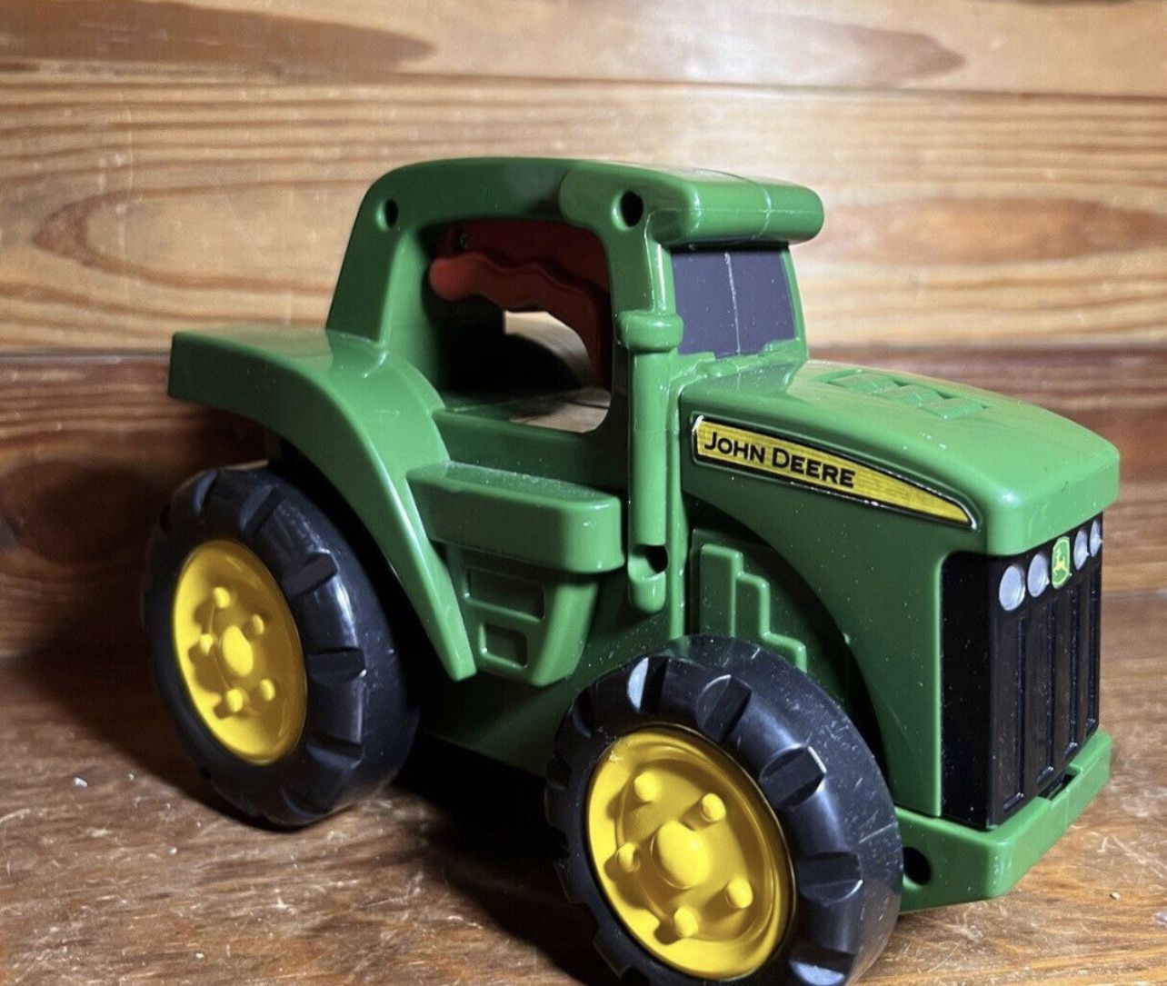 John Deere Roll & Go Tractor Rolling Wheels Flashlight with Engine Sounds Light