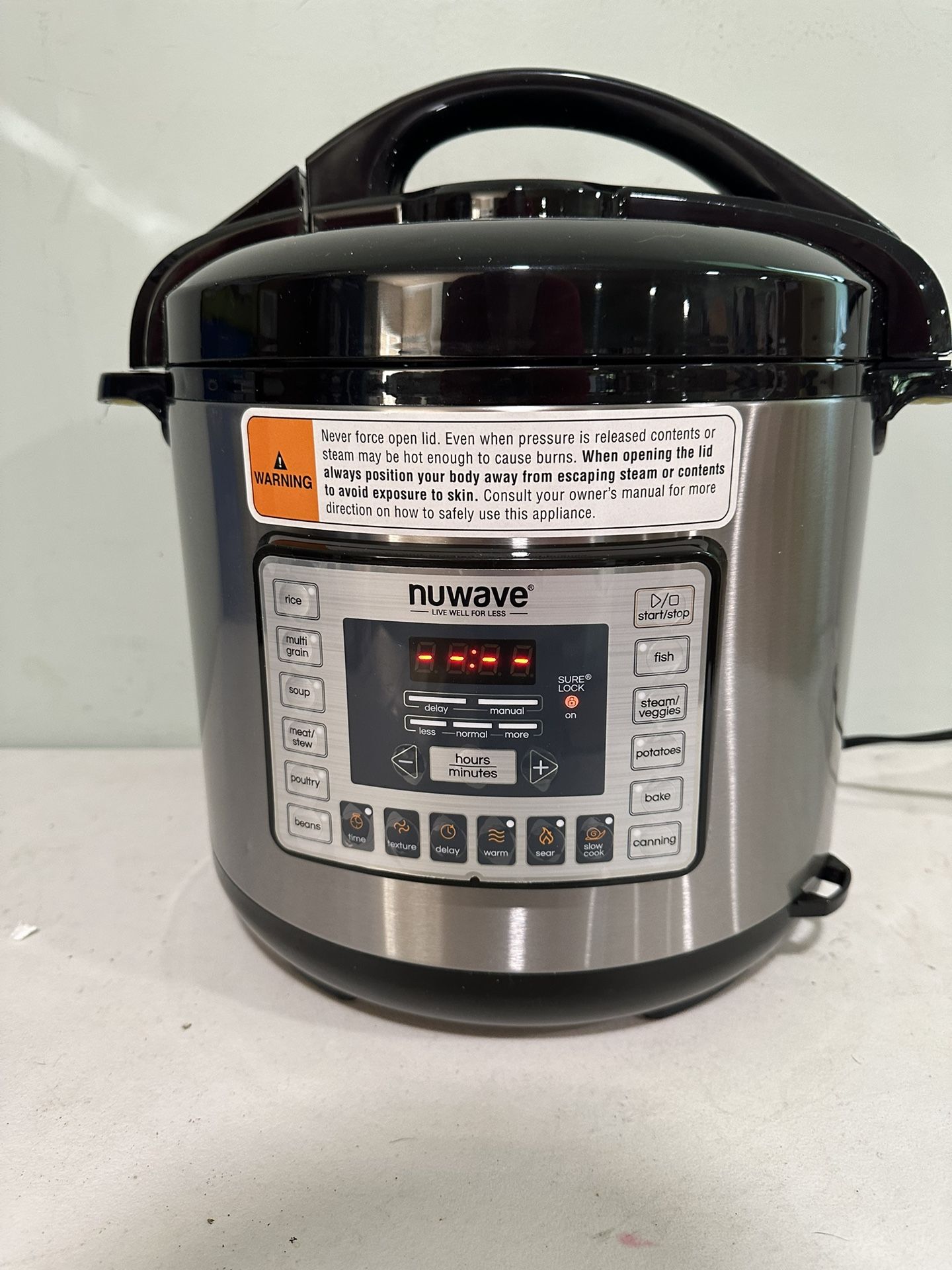 Nuwave Nutri Pot Digital Pressure Cooker quart with Stainless