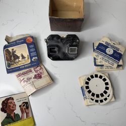 Vintage View Master With Slides