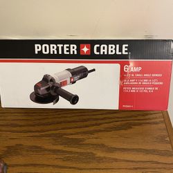Nib Porter Cable 6 Amp 4.5” Small Angle Grinder 