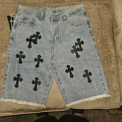 CHROME HEARTS DENIM SHIRTS