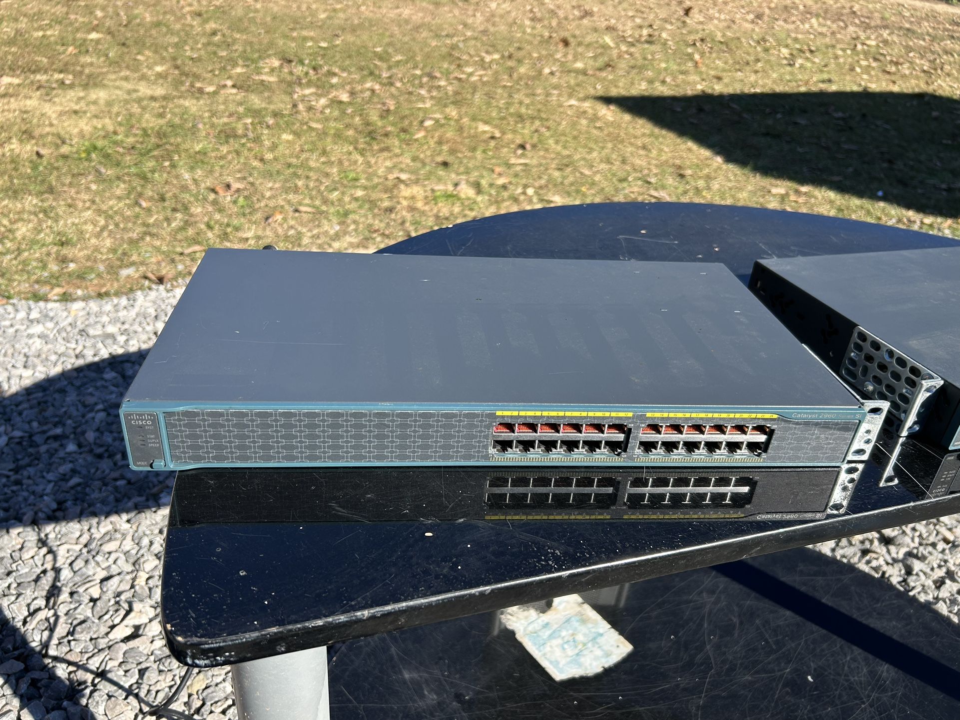 2× Cisco Catalyst 2960-24-S 24-Port Network Switches – Power Tested Only