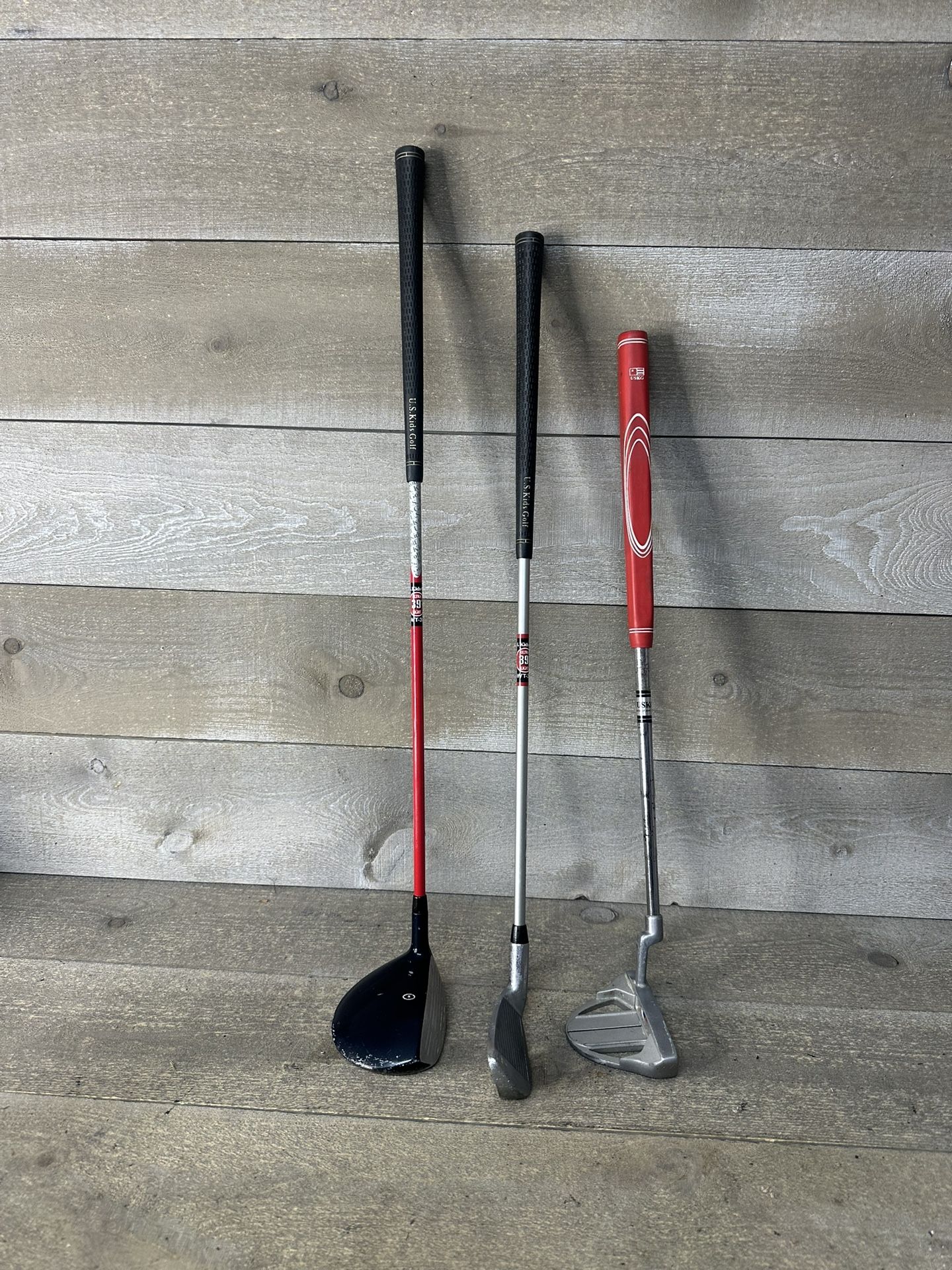 U.S. Kids Golf 3 Club Junior Set Ultralight WT-30S RH UL60 Youth Jr 39" Height