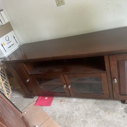 TV Stand Sturdy Wood