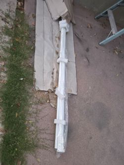 White Metal projector screen