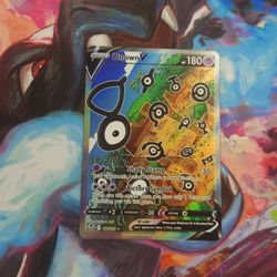 Unown V (Alternate Full Art) - SWSH12: Silver Tempest (SWSH12)
 NM