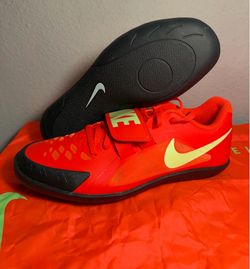 Nike Zoom Rival SD 2 Men's Size 6.5 Throwing Shoes Bright Crimson FZ9665-600 NEW