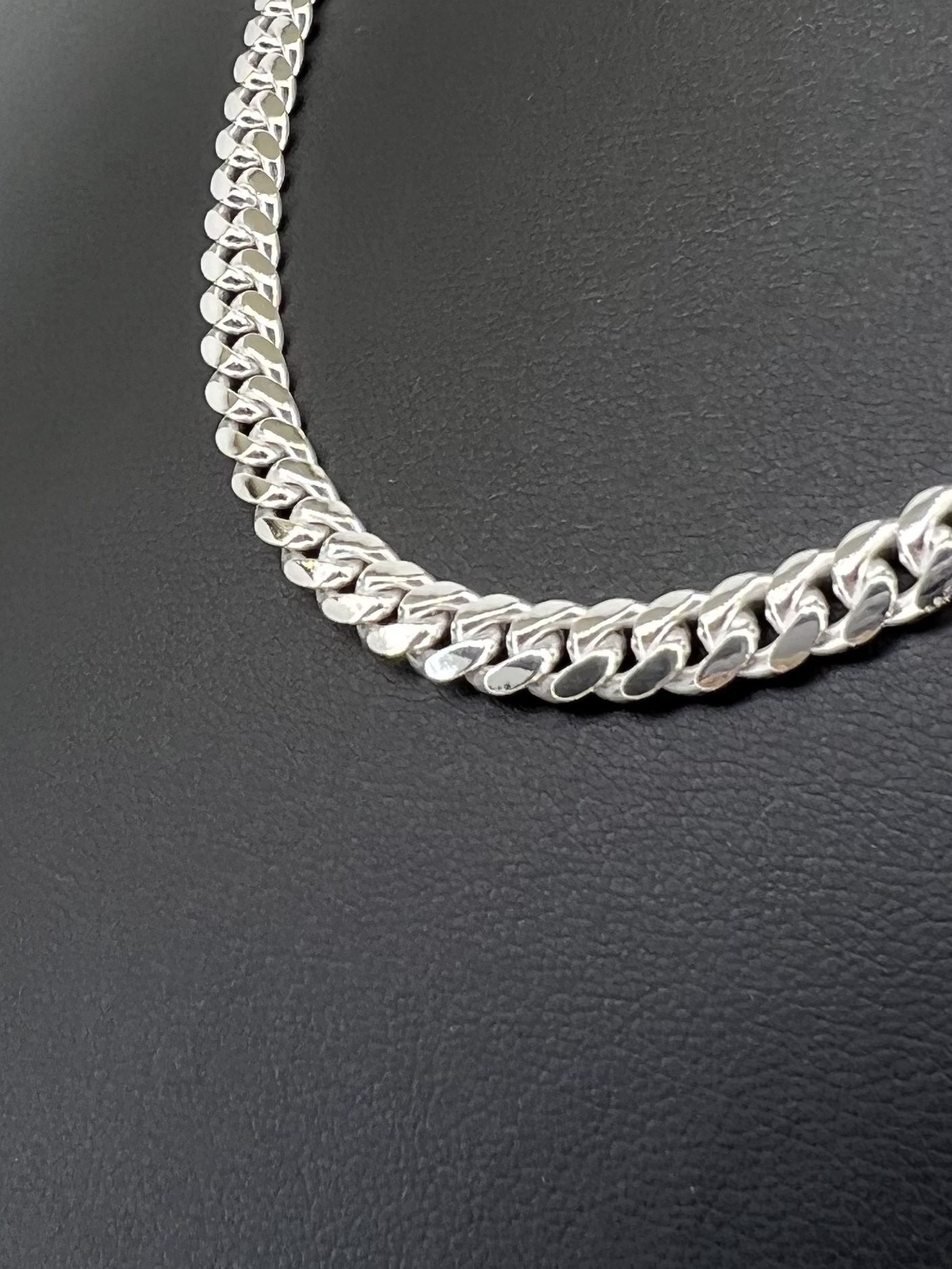 925 Sterling Silver Miami Cuban Necklace 5.2mm 36.50grams...