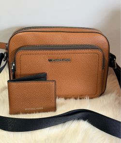 Michael Kors Men Crossbody Bag with Matching Wallet