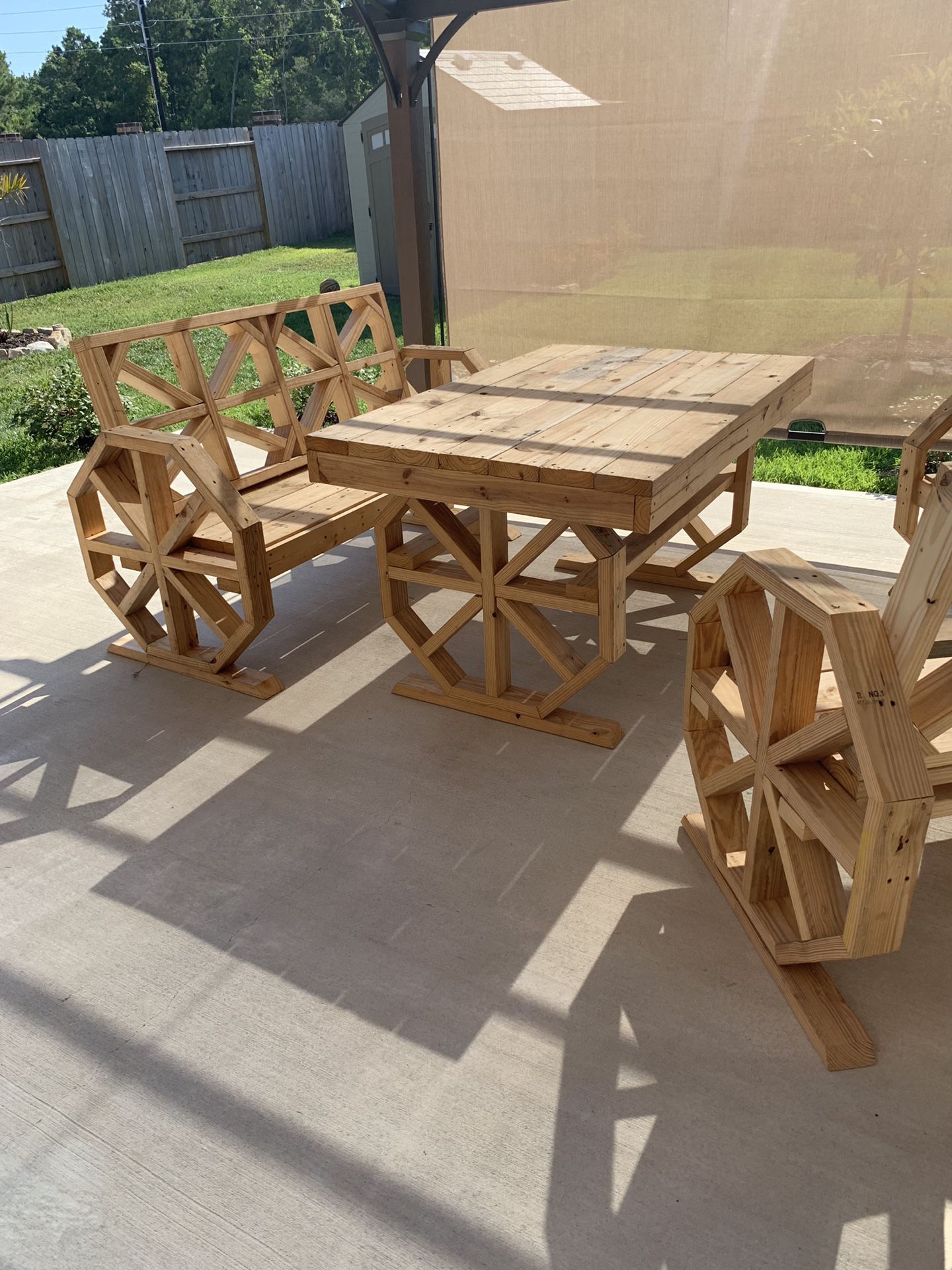 Handmade Wood Outdoor Furniture