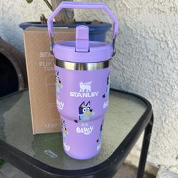Bluey Light Purple 20 oz Tumbler NEW