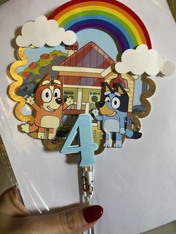 Bluey Cake Topper