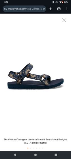 Teva Women's Original Universal Sandal Sun & Moon Insignia Blue - 1003987-SAMIB