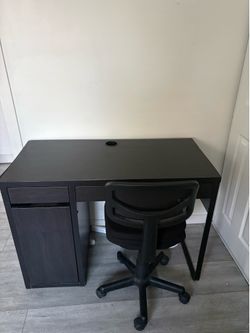 Chair and desk