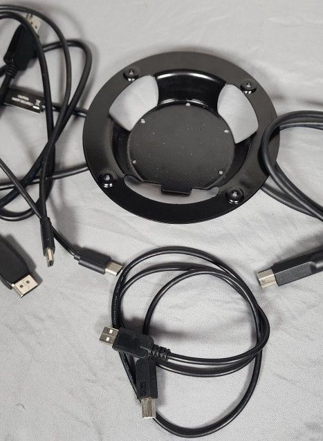 Cables And Samsung Odyssey 6G Mounting Bracket And Accessories