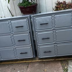 Gray Dressers With Lots Of Storage 