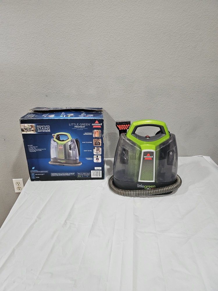 bissell little green pet pro portable carpet cleaner