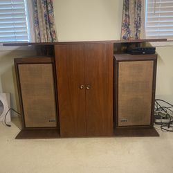 Vintage Solid Wood TV Console