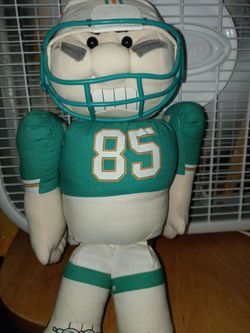 1990 Miami dolphins stress plush the limbs come apart 1990