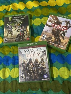 3 juegos Xbox one