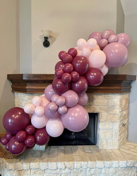 6ft Organic Balloon Garland Arch 3 Colors Pick Up