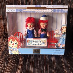 Barbie Raggedy Ann & Andy Mini Set Sealed
