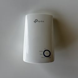 TPS-Link TL-WA850RE N300 Wireless Range Extender, Broadband/Wi-Fi Extender, Wi-Fi Booster/Hotspot with 1 Ethernet Port, Plug and Play, Built-in Access