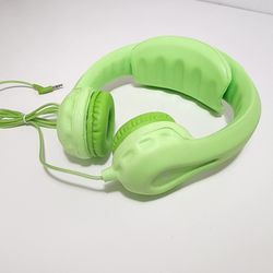 Kidrox Wired Kids Headphones, Volume Limited with Padded Cushions and Removable Size-Adjuster, Safe for Children (Green)
