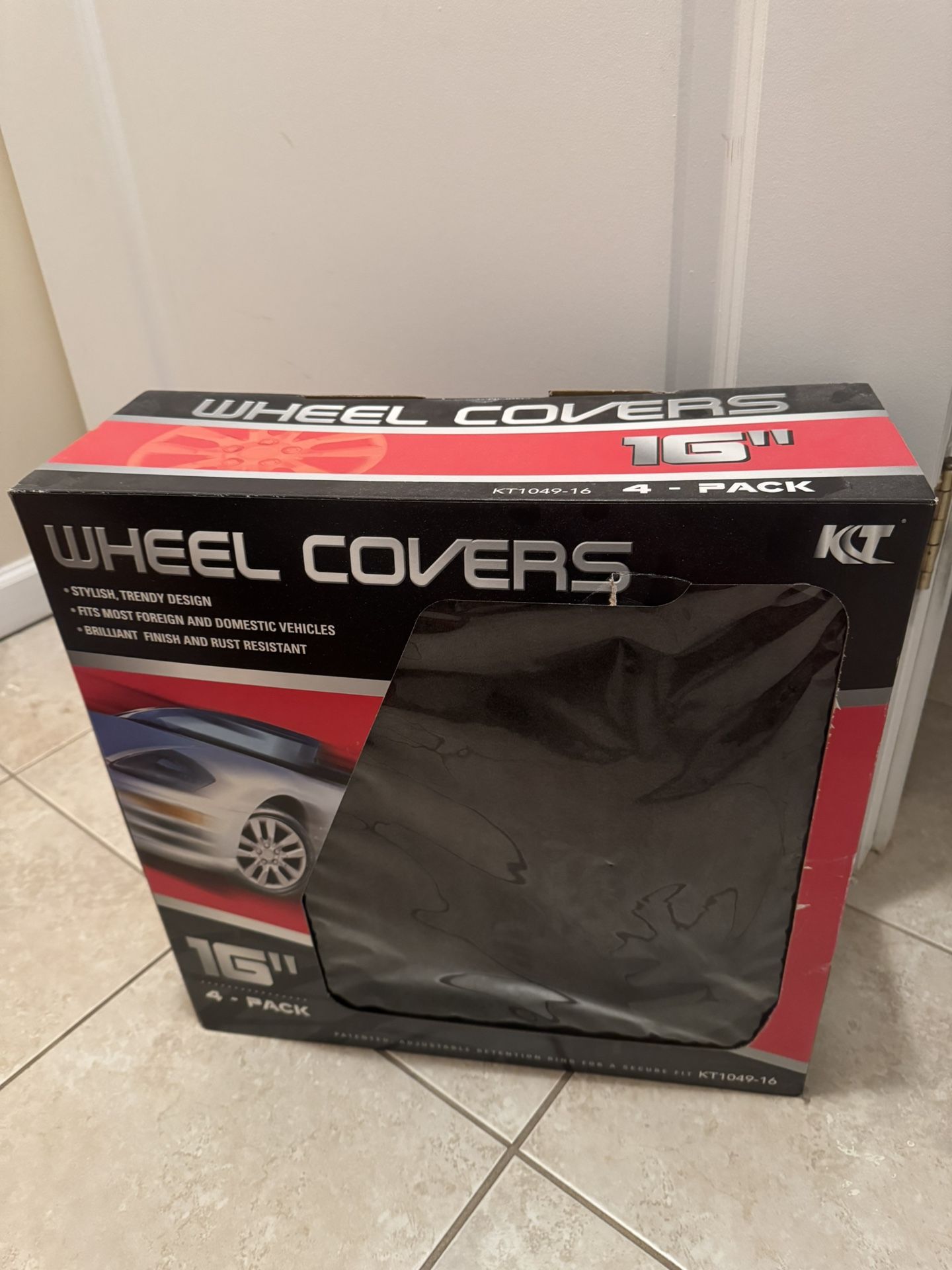 16 inches of wheel covers