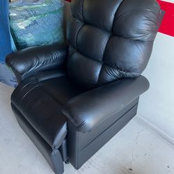 Leather Recliner Lift Chair - PR515 Black Leather