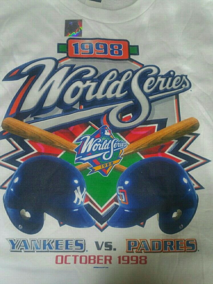 Vintage 1998 New York Yankees San Diego Padres World Series T-shirt Men XL  for Sale in Chula Vista, CA - OfferUp