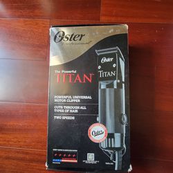 Oster TITAN CLIPPERS, WEIGHTED CORD AND BLADE SET