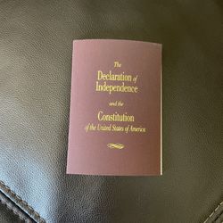 Pocket Constitution the Declaration of Independence and the Constitution