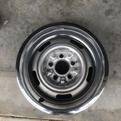 14 x 8 rally wheels with covers 68 camaro