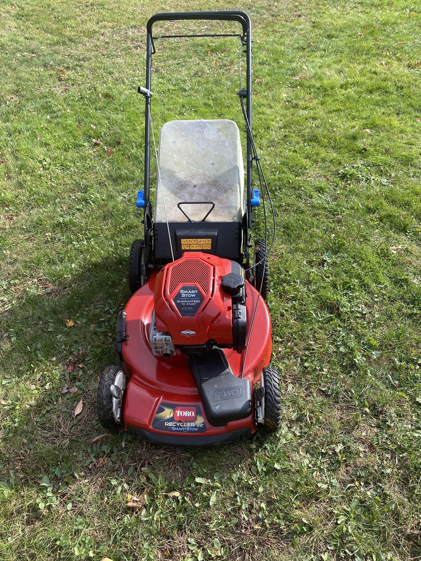 22 inch toro recycler smart stow