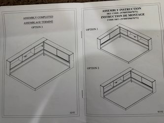 Queen white corner daybed with storage and led lights