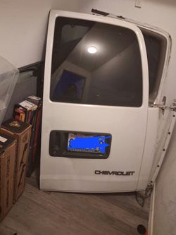 Chevrolet Van Rear Door White