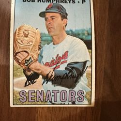 Bob Humphreys - 1967 MLB Trading Card 
