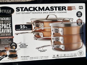 **NEW** StackMaster 10 Piece Non-Stick Cookware