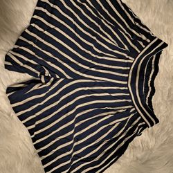 Short Azul De Rayas