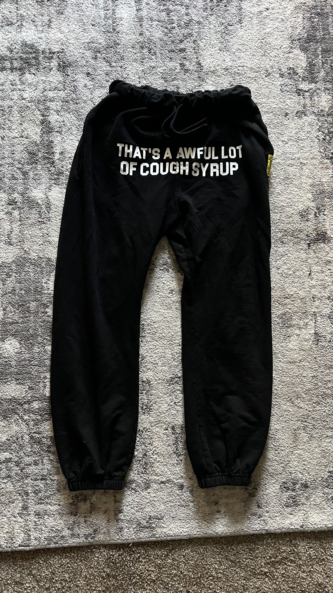 awful lot of cough syrup pants