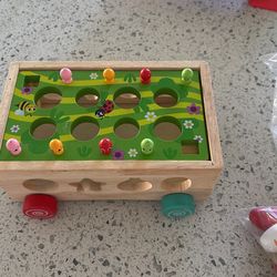 Wooden Farm Cart Toy