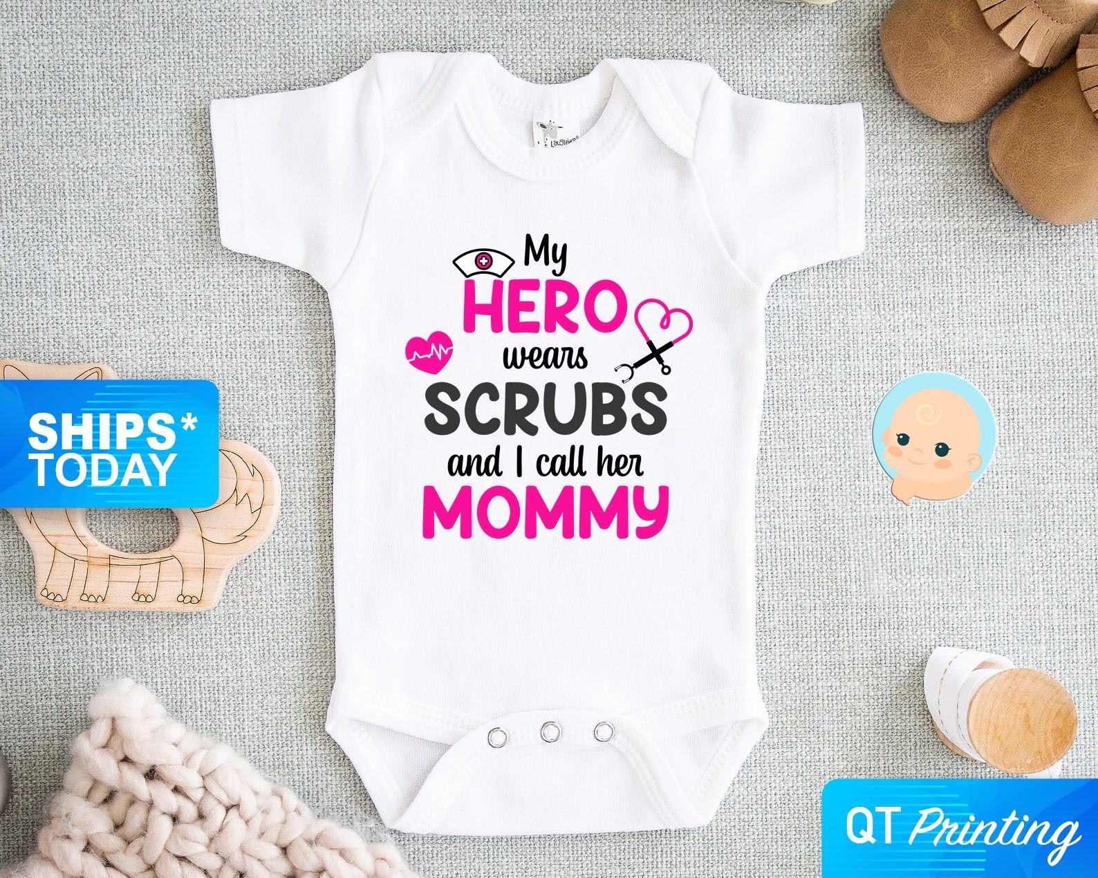 MOMMY Nurse Baby Onesie