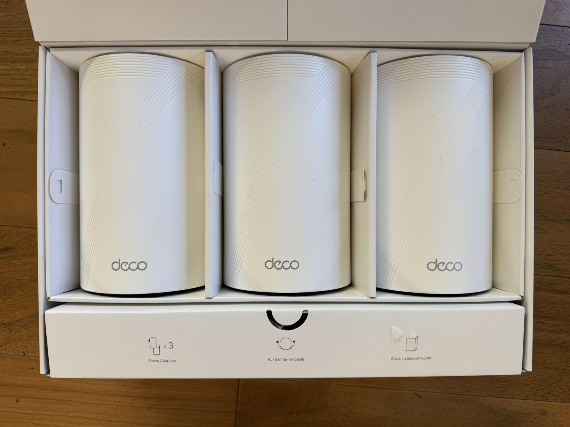 TP Link Deco WiFi 7 BE63 (BE10000) 3 Pack Mesh Router