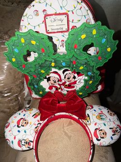 Mickey Christmas Mini Backpack w/ Matching Ears